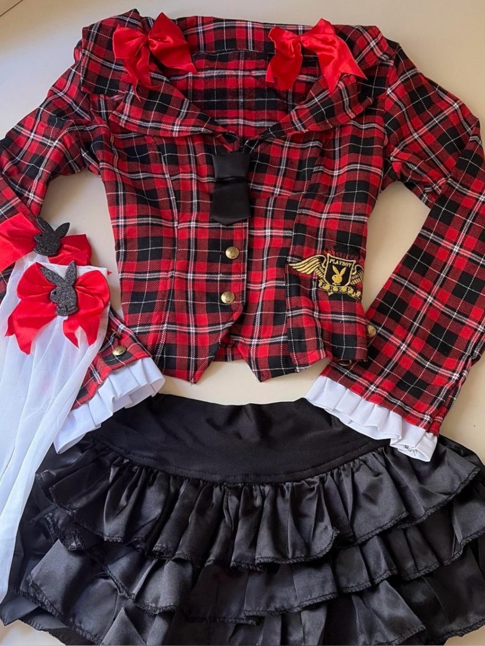Rare Vintage 2000s Playboy School Girl Halloween Costume